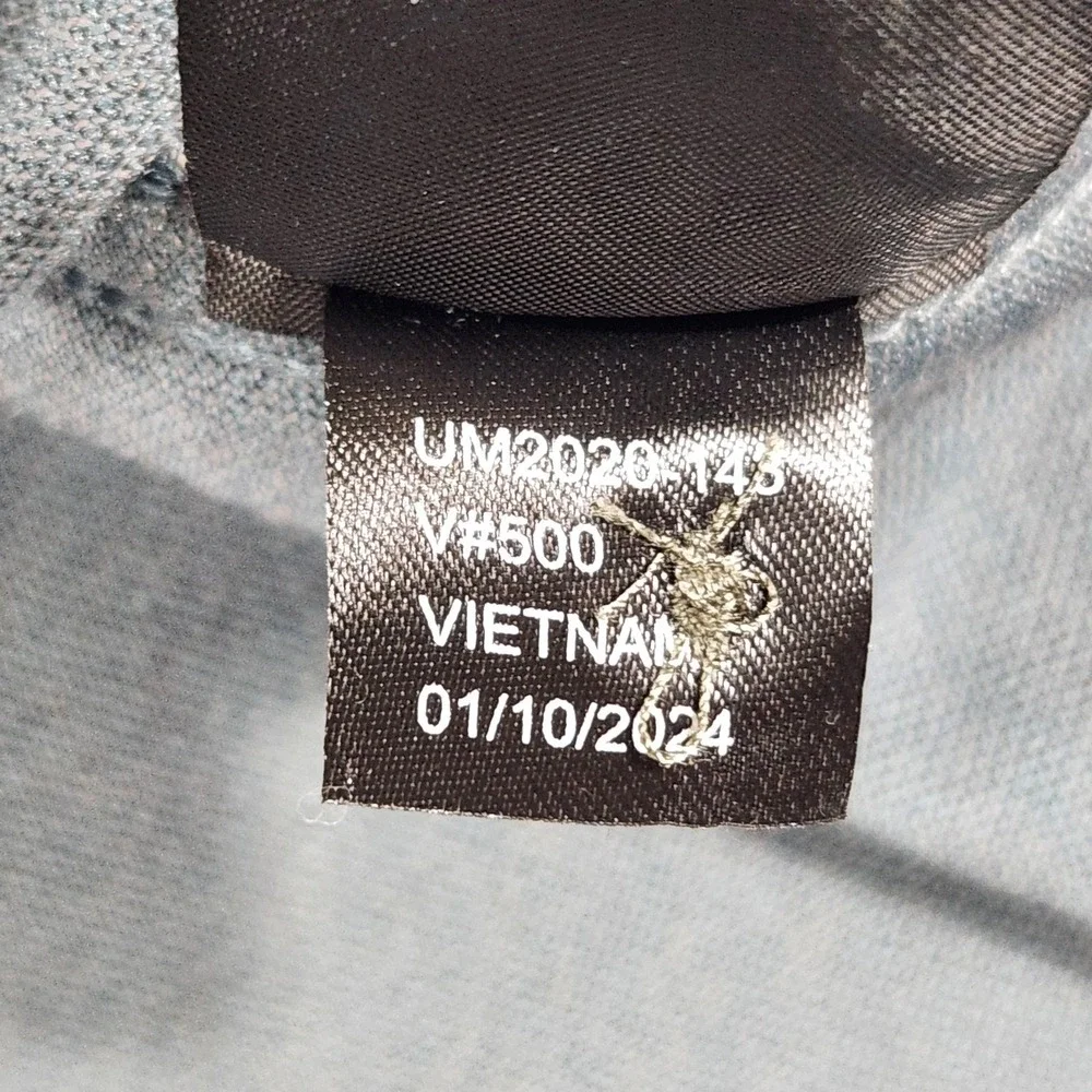 Unbound Merino Polo Shirt Mens Large Gray Solid Merino Wool Blend Knit Casual